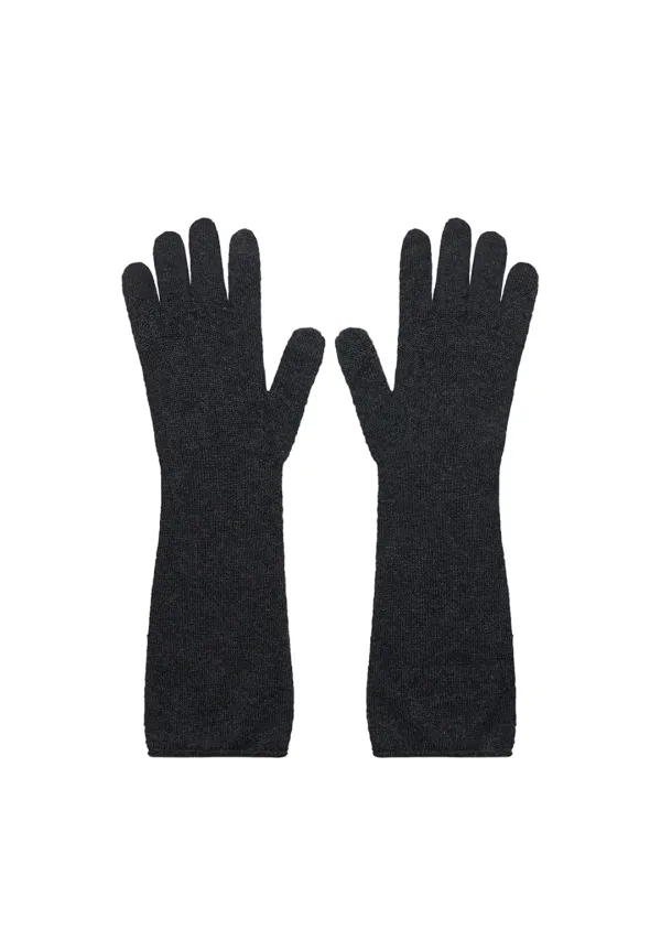 Cashmere Gloves, Charcoal