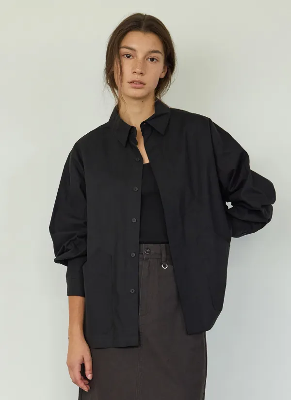 Robin Pocket Shirt (Black)