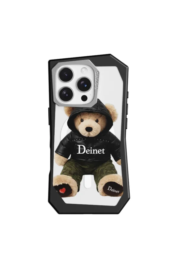 [DEINET X GRAGG] MAGSAFE LANDING CORNER CASE - TEDDY BEAR IN 16
