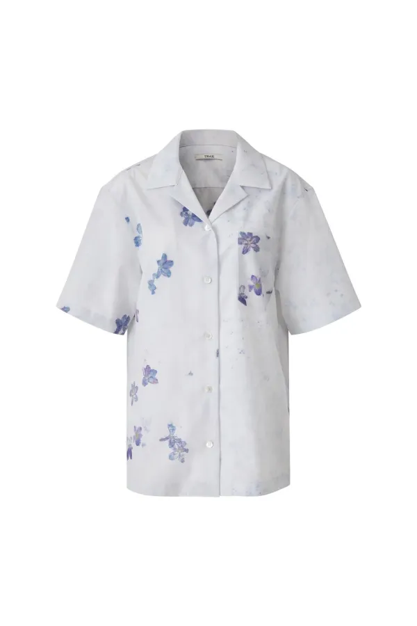 HALF SHIRTS (BLUE DELPHINIUM FLOWER)