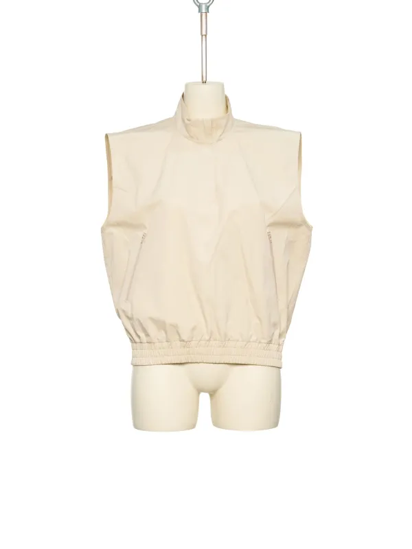 PS26 BEIGE HIGH NECK VEST