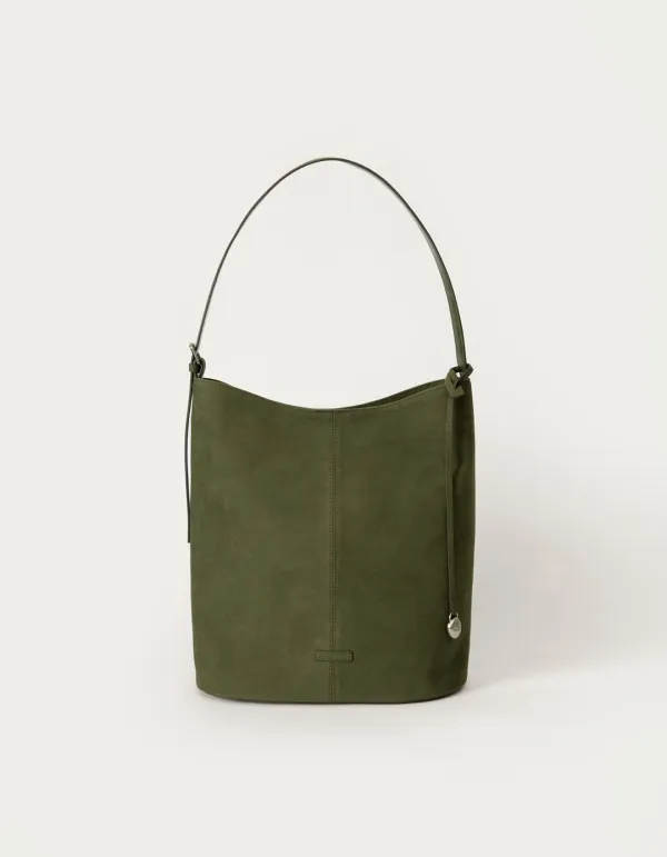 Suede Benta Shoulder Bag - Vintage Olive