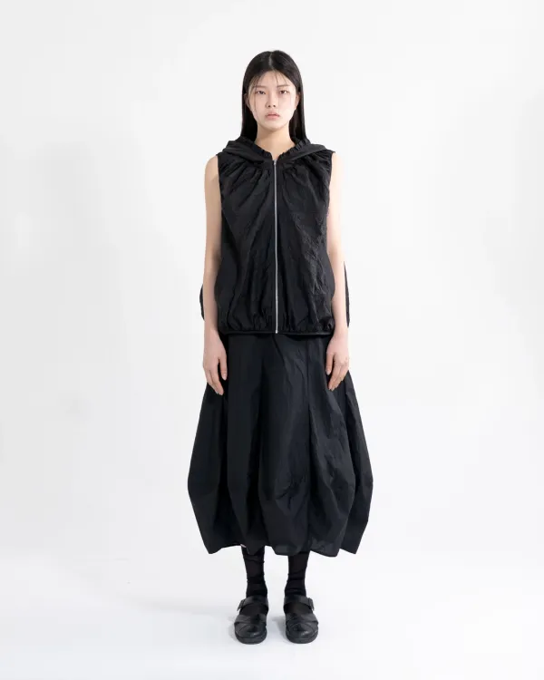Sheer hooded vest (open, 단독 주문 시 선발송)