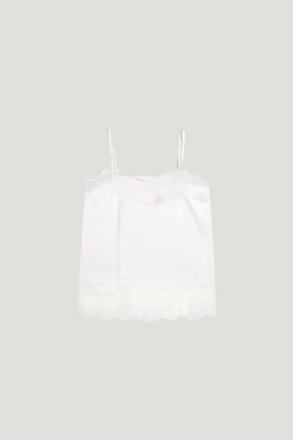 Lace Layered Blouse (white)
