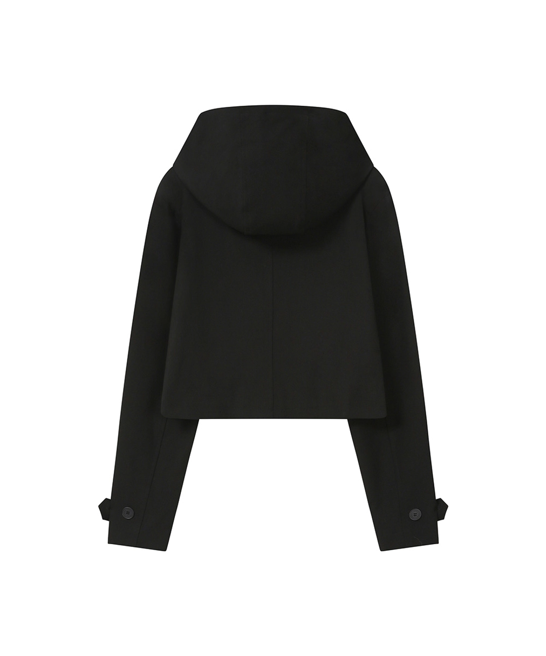 미세키서울 Cowl neck button Jacket BLACK 상품 이미지 3