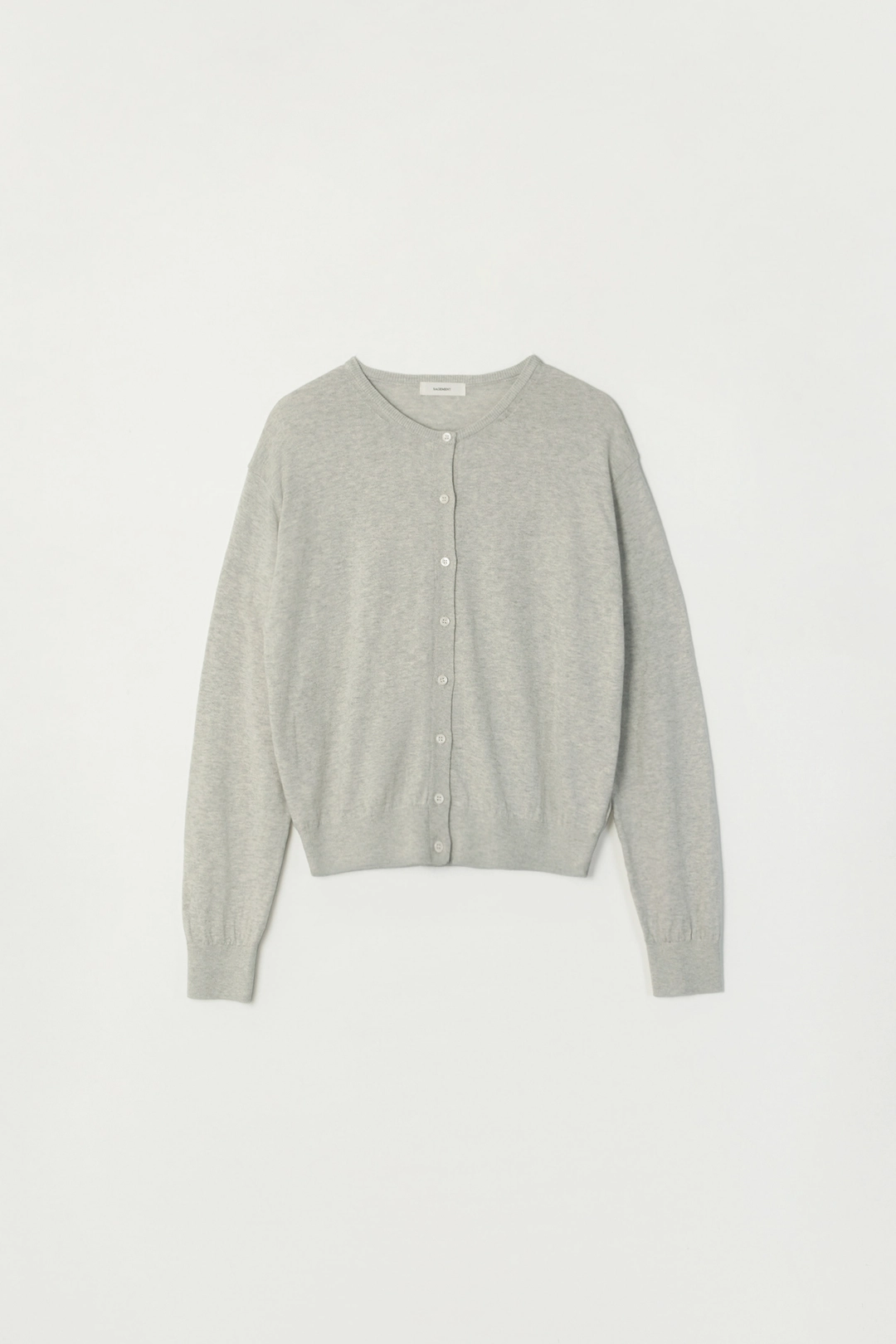 세이지먼트 CLARA COTTON SILK CARDIGAN_MELANGE 상품 이미지 1