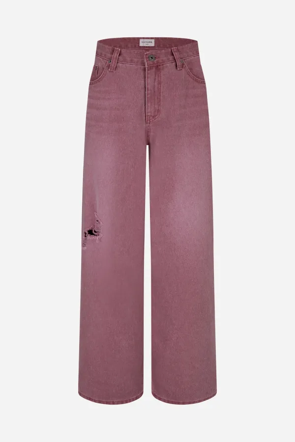 25SS cotton candy straight denim jeans