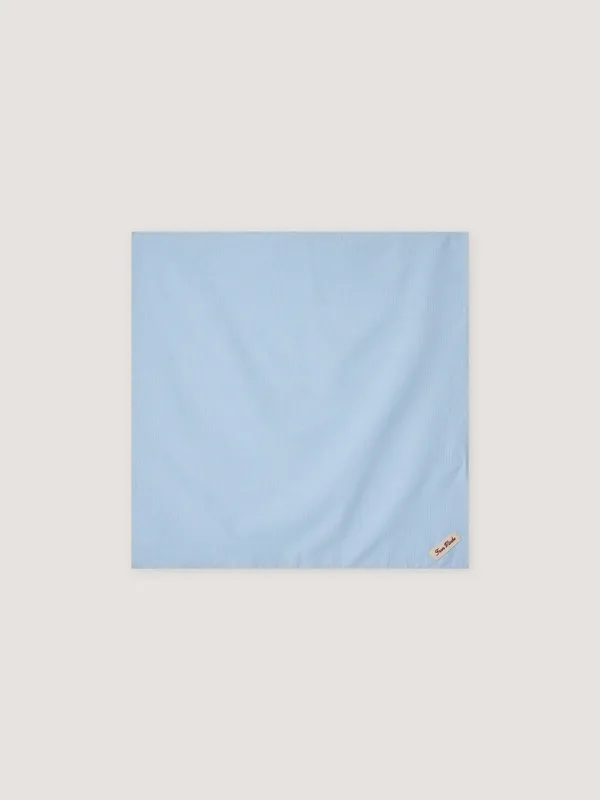 Marine Check Scarf – Blue