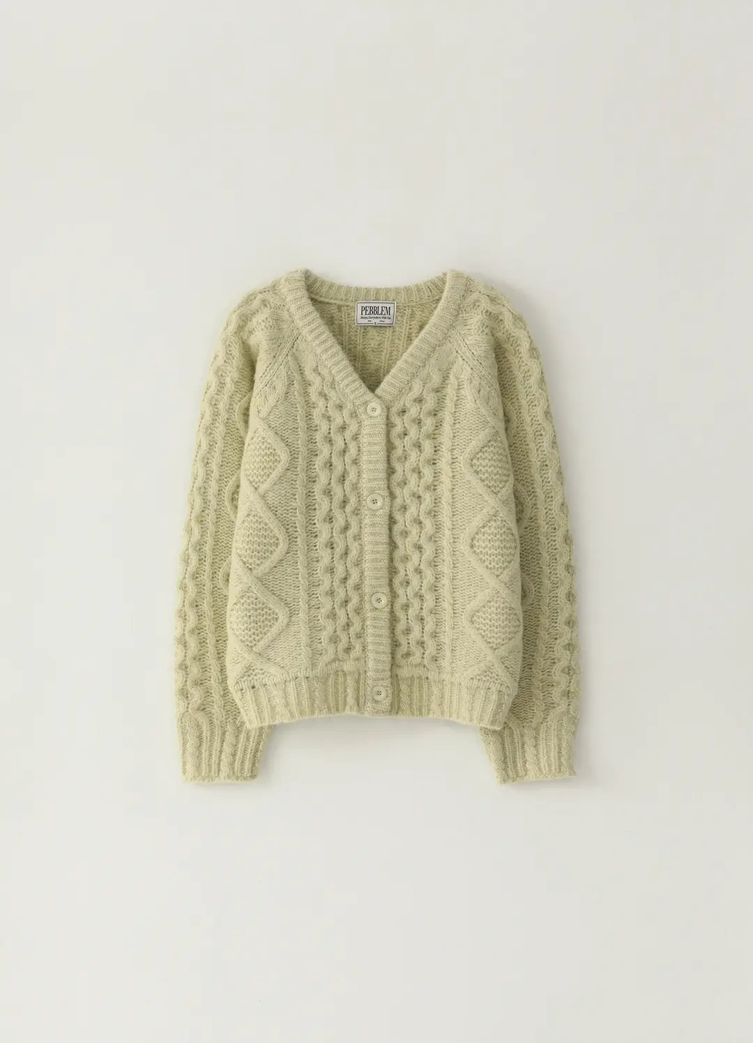 Cable Button Cardigan