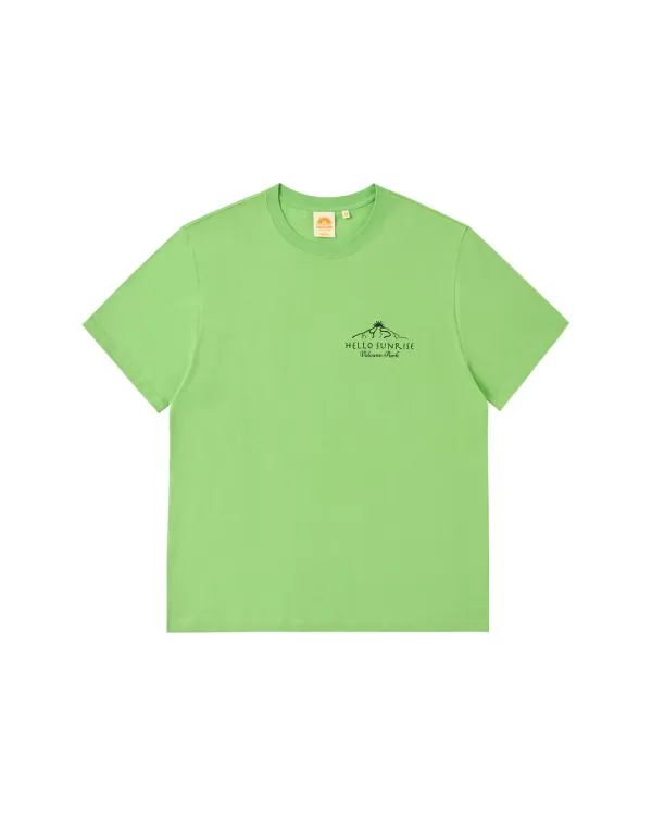 HS Volcano Park Tee_Light Green