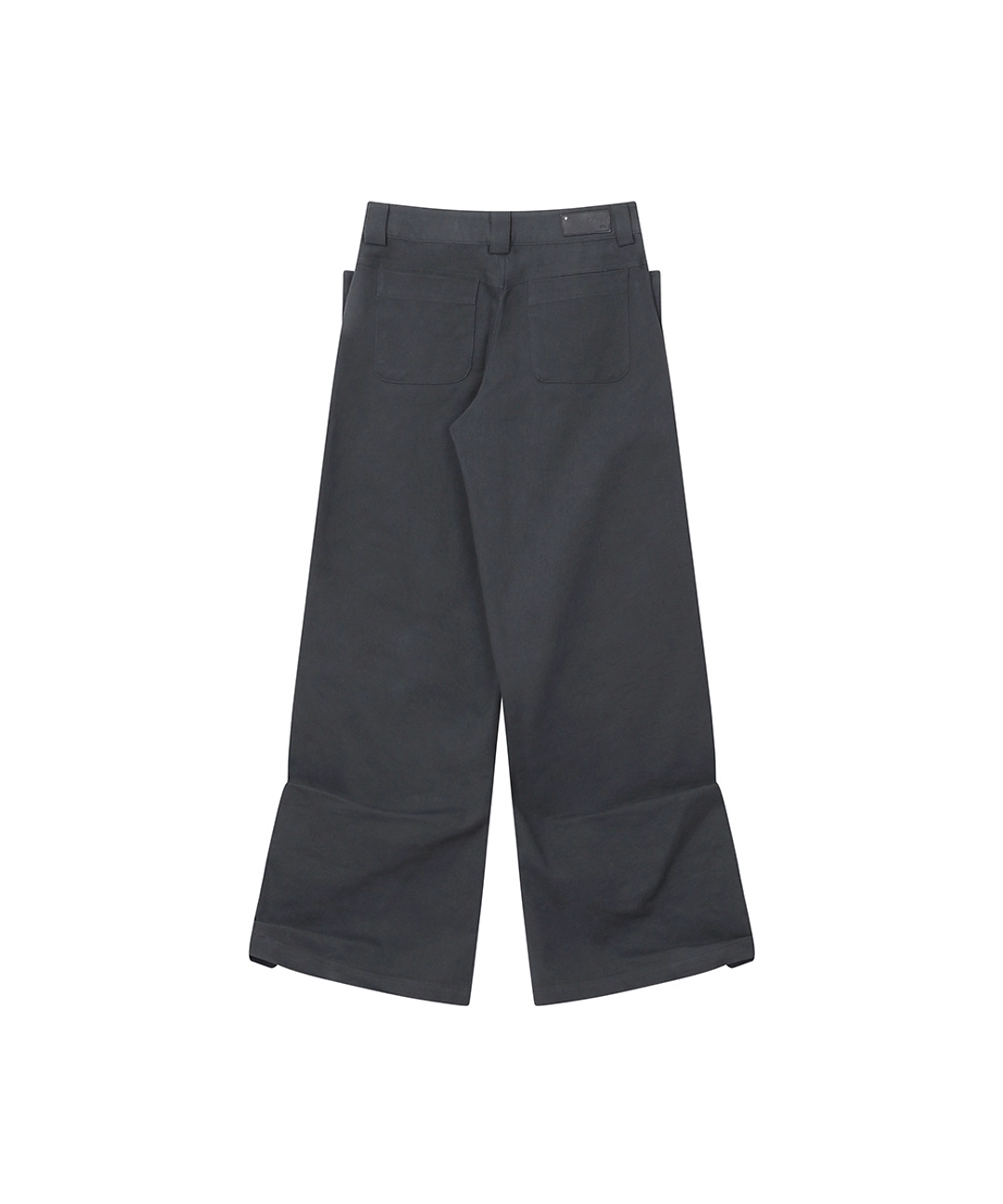 미세키서울 Flap layered wide pants CHARCOAL 상품 이미지 3