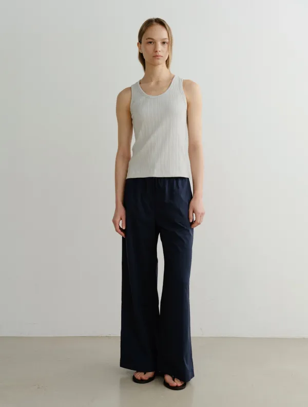 Jena Sleeveless Top (Light Grey)
