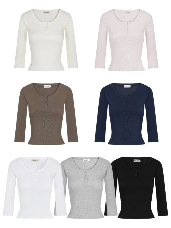 Basic Three-Quarter Sleeve T