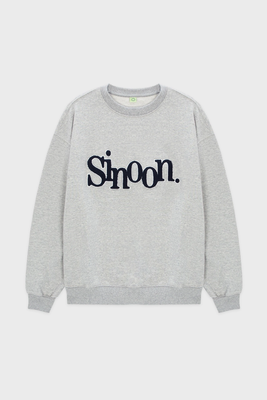 시눈 Boucle Logo Sweatshirt (Melange Grey) 상품 이미지 1