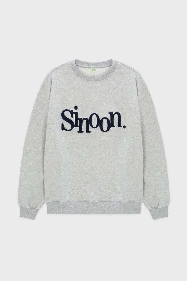 Boucle Logo Sweatshirt (Melange Grey)