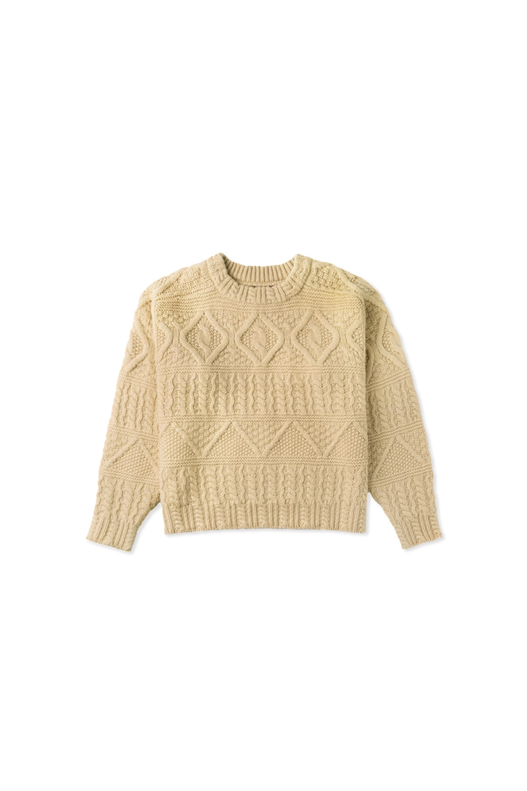 위드아웃썸머 Carol cable knit_beige 상품 이미지 1