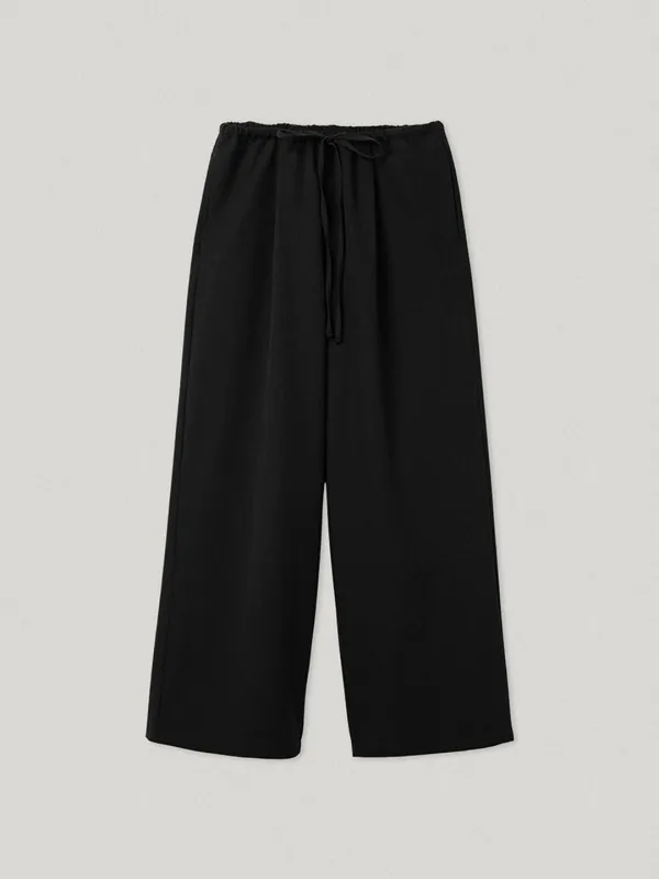 Moon Drawstring Pants Black (2nd)