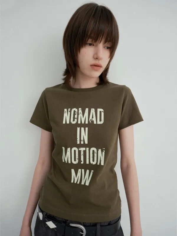 Washed Nomad T-Shirt [Brown]