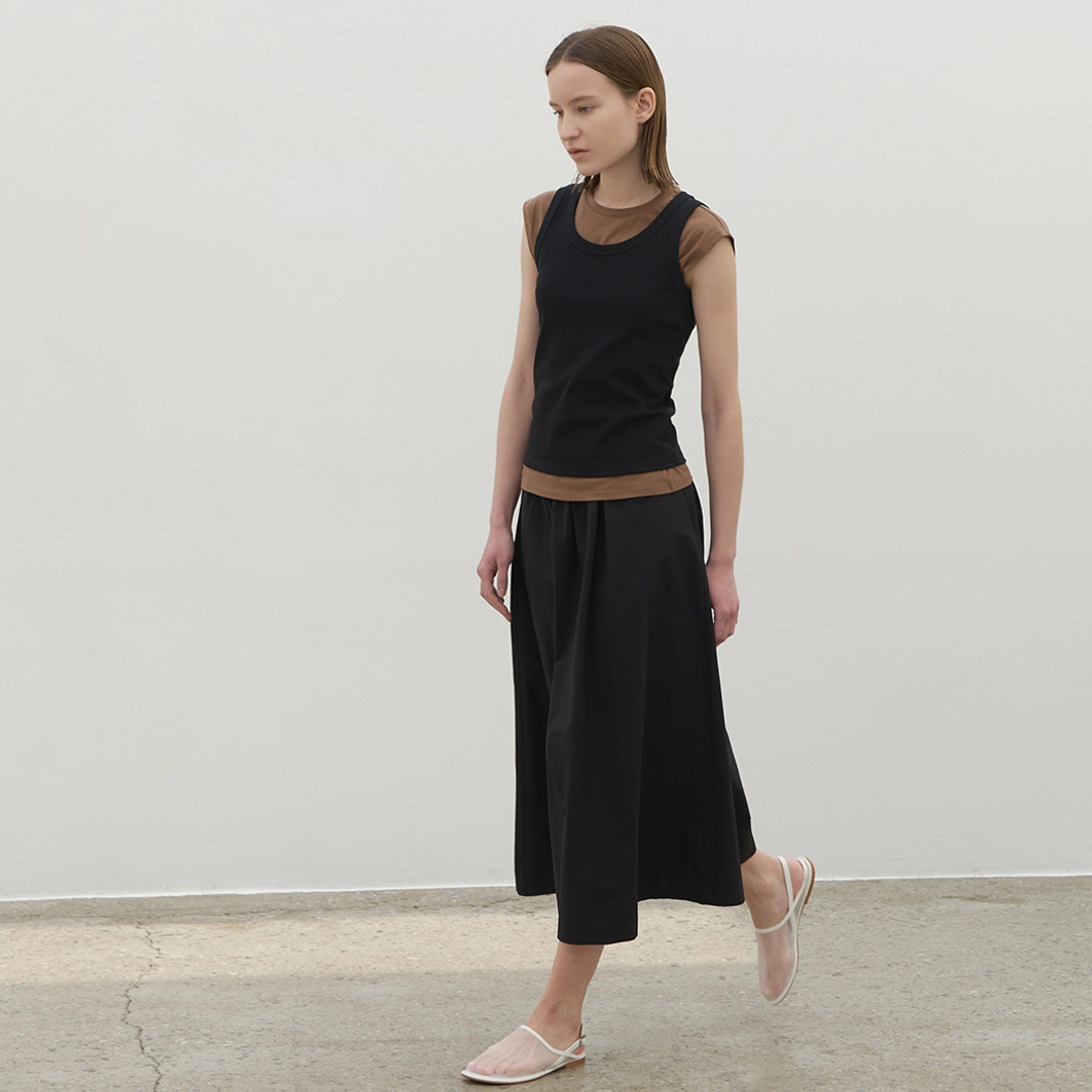 아뜰리에 나인 (SK-4937)ELLA BANDING SET-UP FLARE SKIRT 상품 이미지 1
