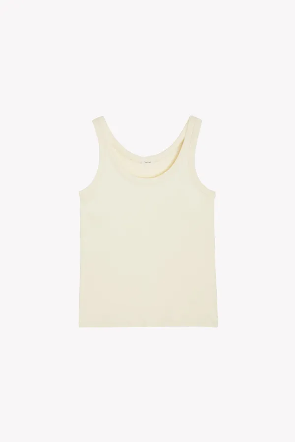 Melor Rib Sleeveless (Cream)