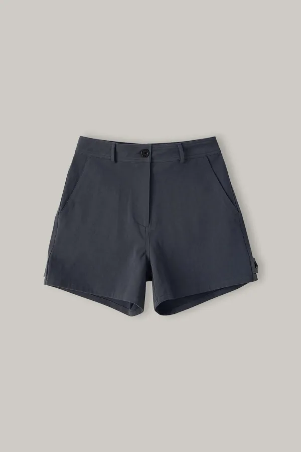 Side-Tab Shorts (Navy)