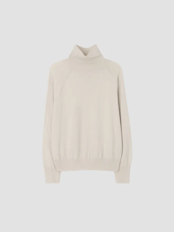 SOFT CASH WOOL TURTLE KNIT_NUDE BEIGE_OE3C2MKN90BGN