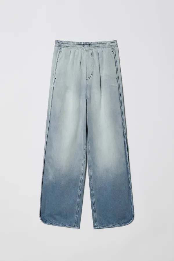 GRADATION WIDE JEAN [BLUE]