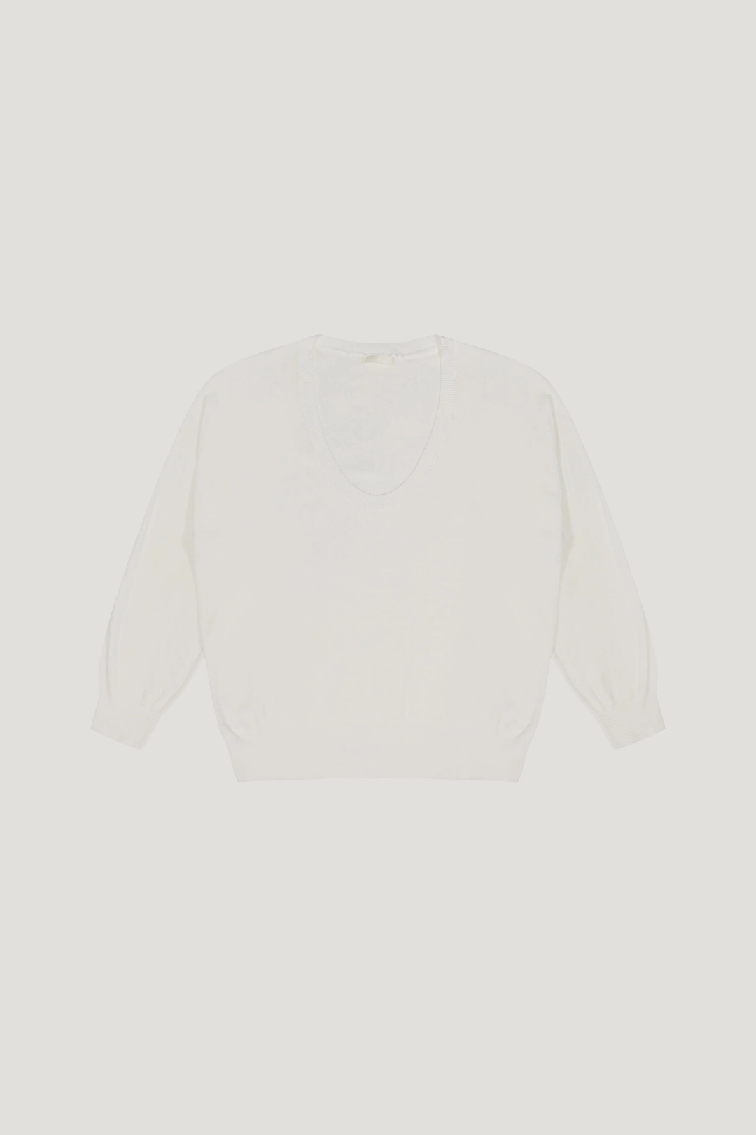 리브어리 Vale Neck Knit (ivory) 상품 이미지 1