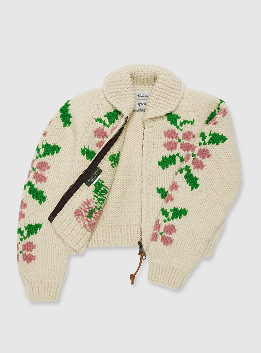 Plumeria Handmade Cardigan