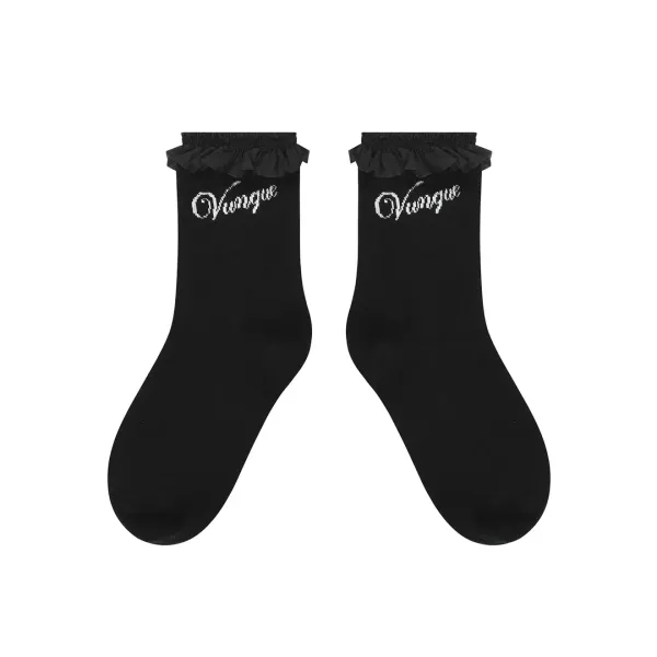 [아울렛] Frill Socks (프릴 삭스) Black
