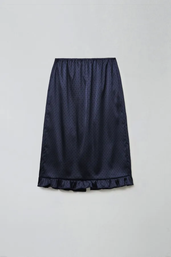 [3차 리오더] FRILL LAYERED MIDI/LONG SKIRT_NAVY