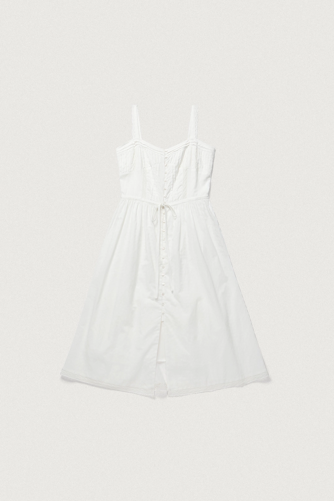 샤드라마 FANCY PINTUCK LACE DRESS [WHITE] 상품 이미지 1