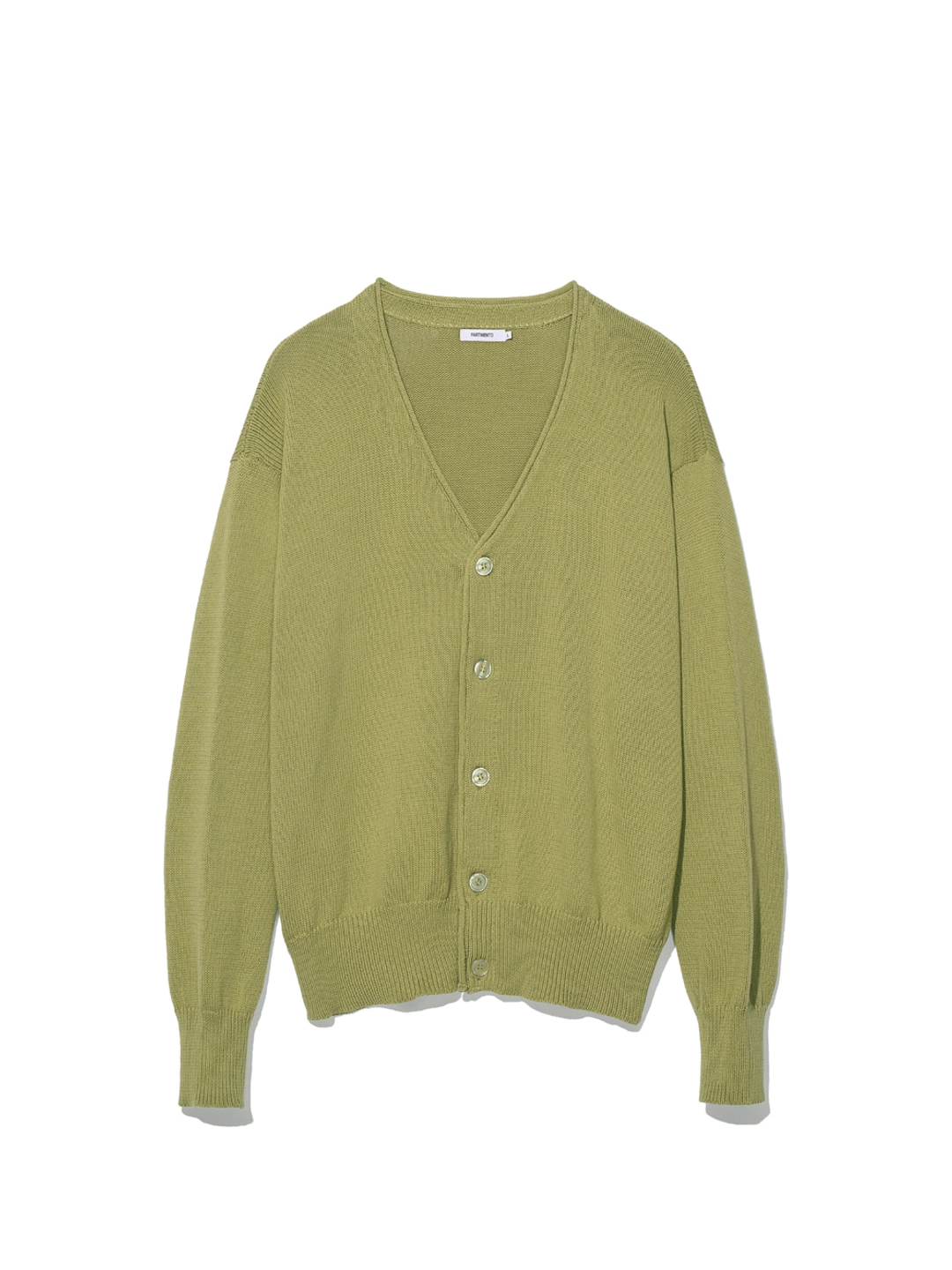 파르티멘토 V Neck Knit Cardigan_Olive 상품 이미지 3