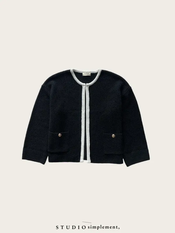 Memoire Black Cardigan