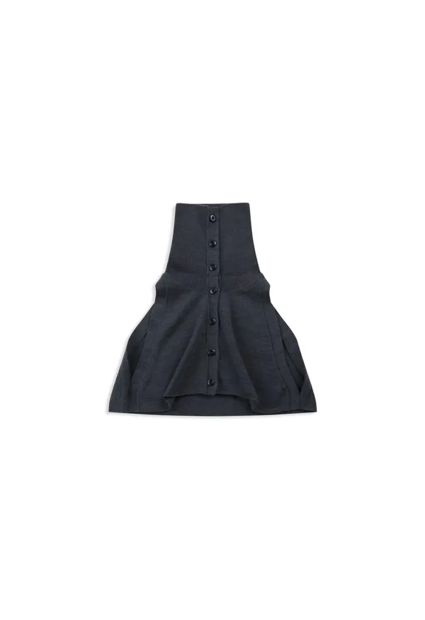 BUTTON UP NECK LAYER, MIDNIGHT BLUE