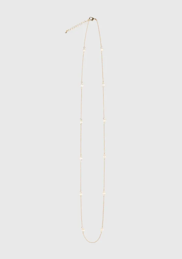Flow Pearl Long Necklace