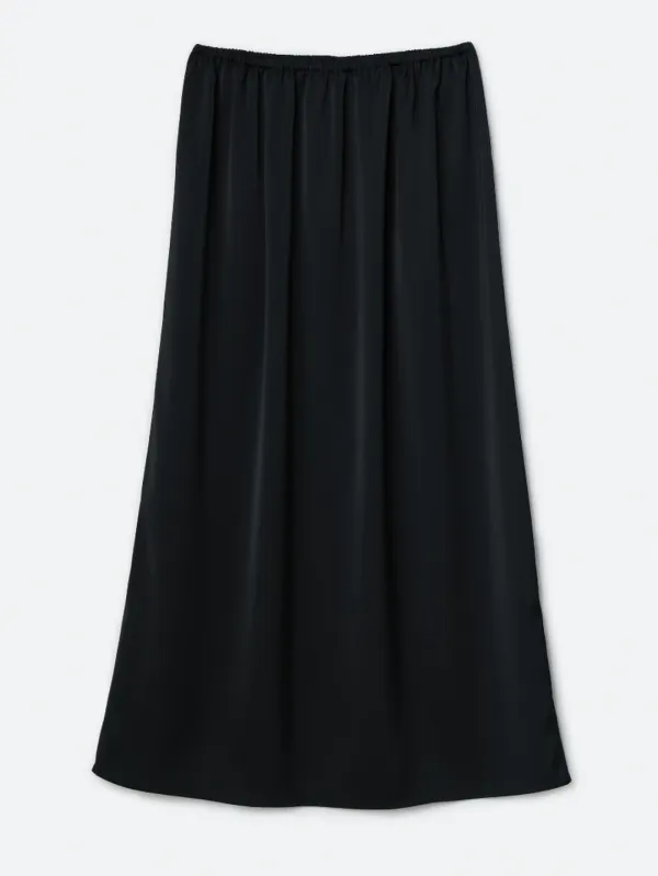 2nd /Tulle Satin Skirt (black)