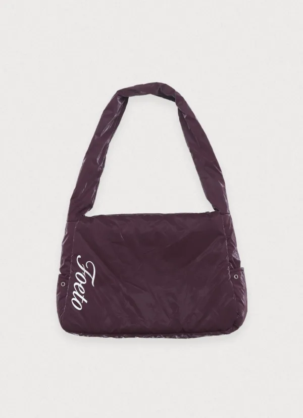 Puffer easy bag - bordeaux