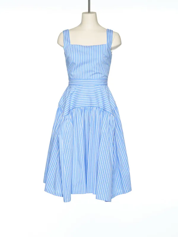 PS25 STRIPE VOLUME DRESS