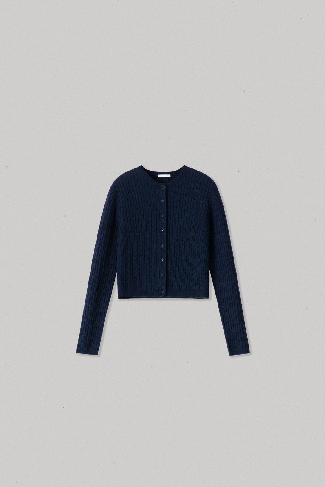 스앨더 42701_Cable Round-Neck Cardigan 상품 이미지 1