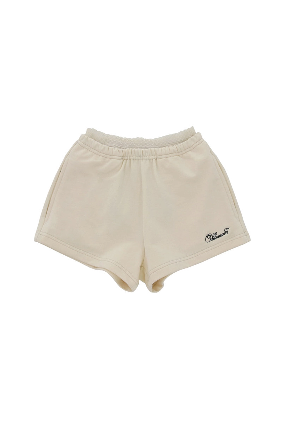 오드원아웃 MONO SHORT SWEAT PANTS YELLOW 상품 이미지 1