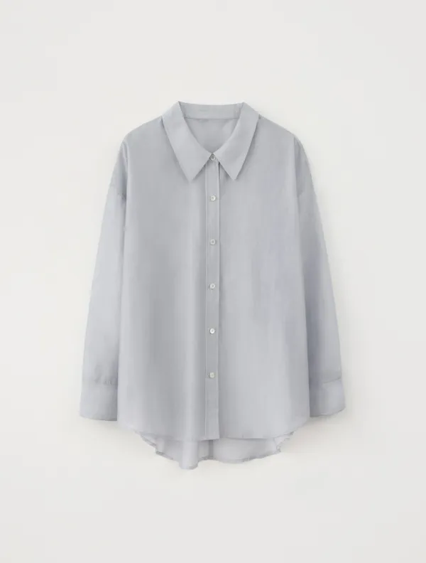 Luse Sheer Shirt (Pale Blue)