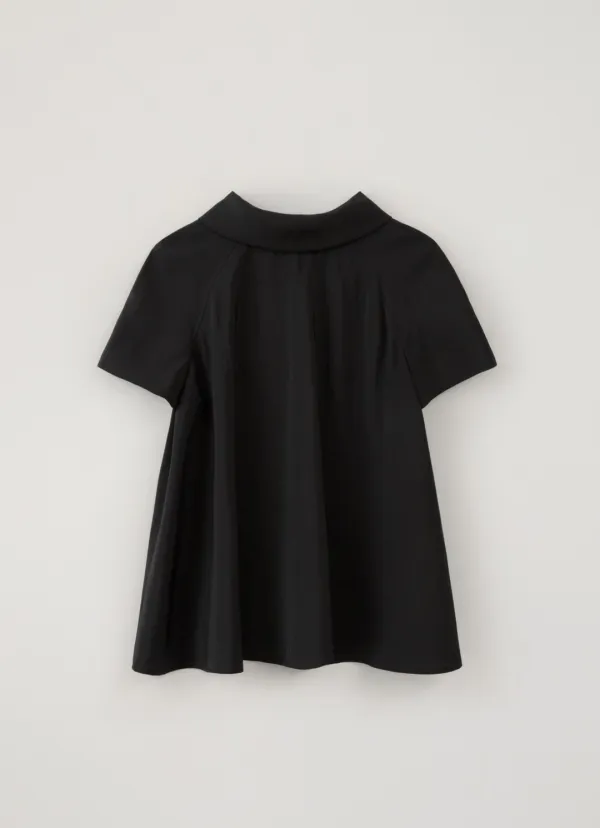 Lyla Flare Blouse (Black)