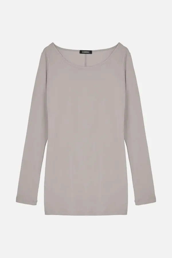 Soft Long Top _ Beige