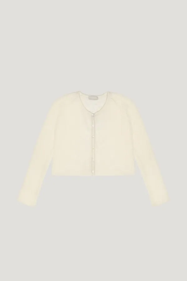 Feather Touch Cardigan (ivory)