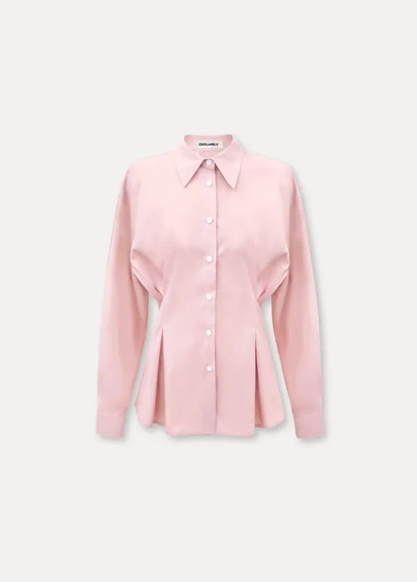 CHIXLABEL H 클래식 핀턱 셔츠