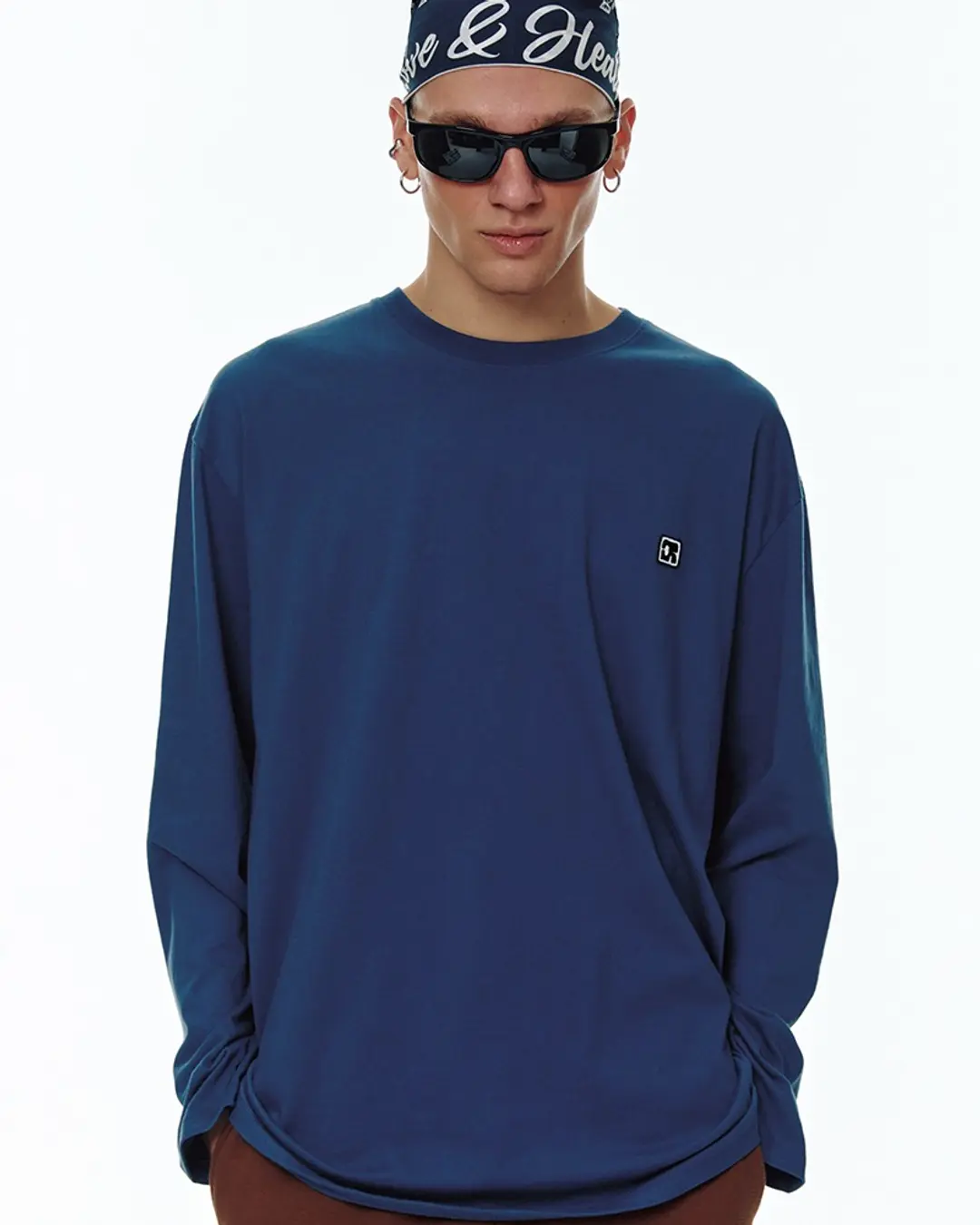 센토르 CENTAUR EMBLEM PATCH LONG SLEEVE T-SHIRT_NAVY 상품 이미지 2
