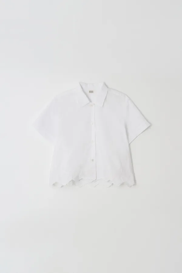 Embroidered Shirts (white)