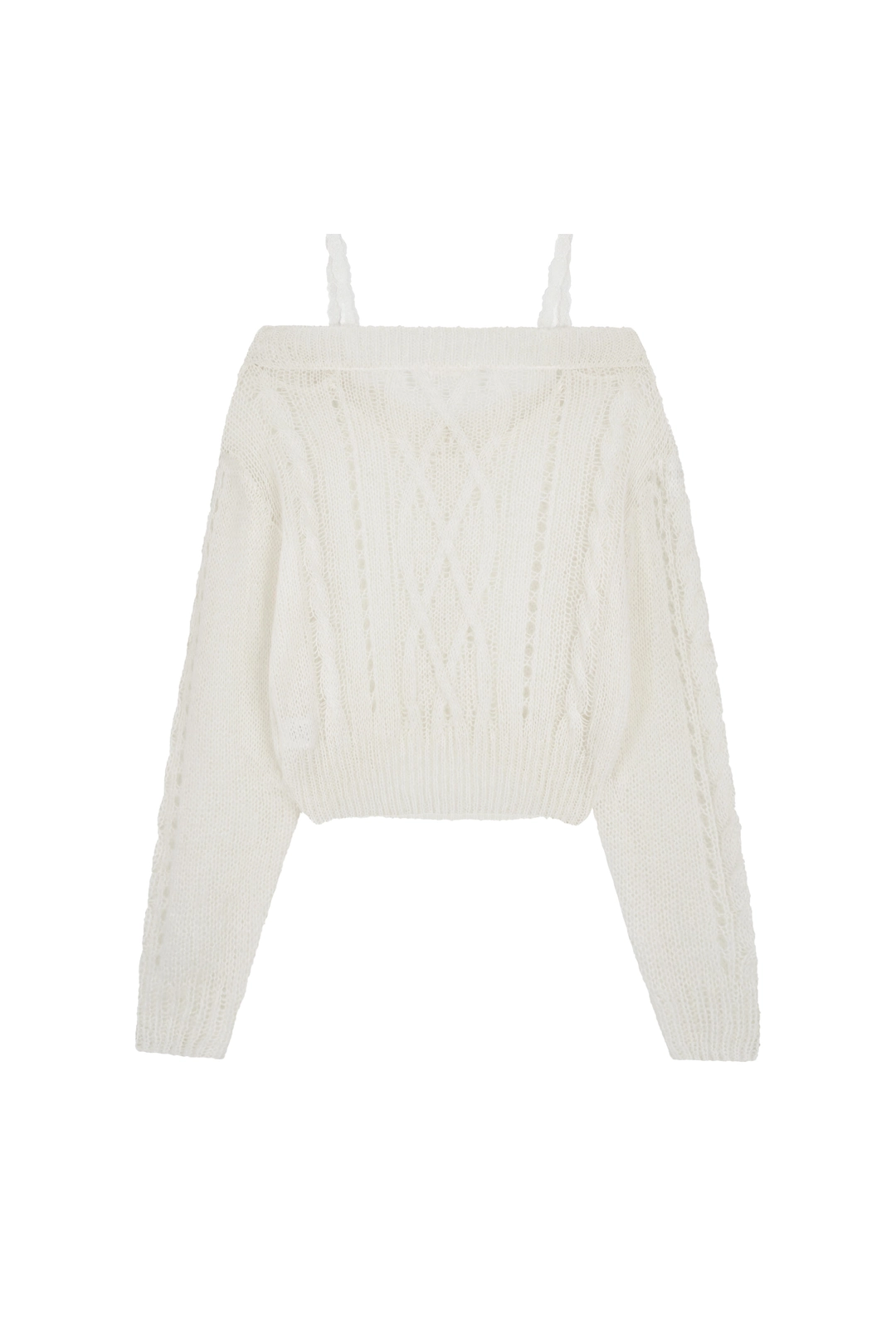 클리시어 Rose milk lace knit, Ivory 상품 이미지 2