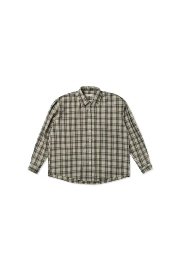 [이나pick] Autumn check shirt_beige